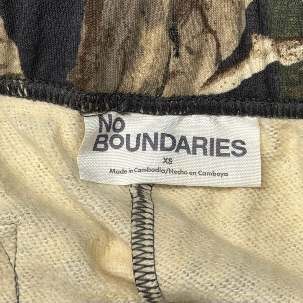 No Boundaries Soft Fleece Dark Tree Camo Jogger Sweatpants Men's XS NEW - Picture 5 of 9